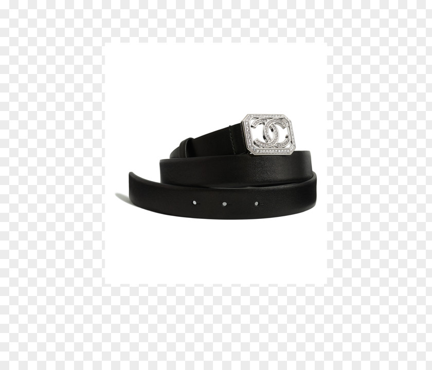 Belt Buckles Chanel Leather Imitation Gemstones & Rhinestones PNG