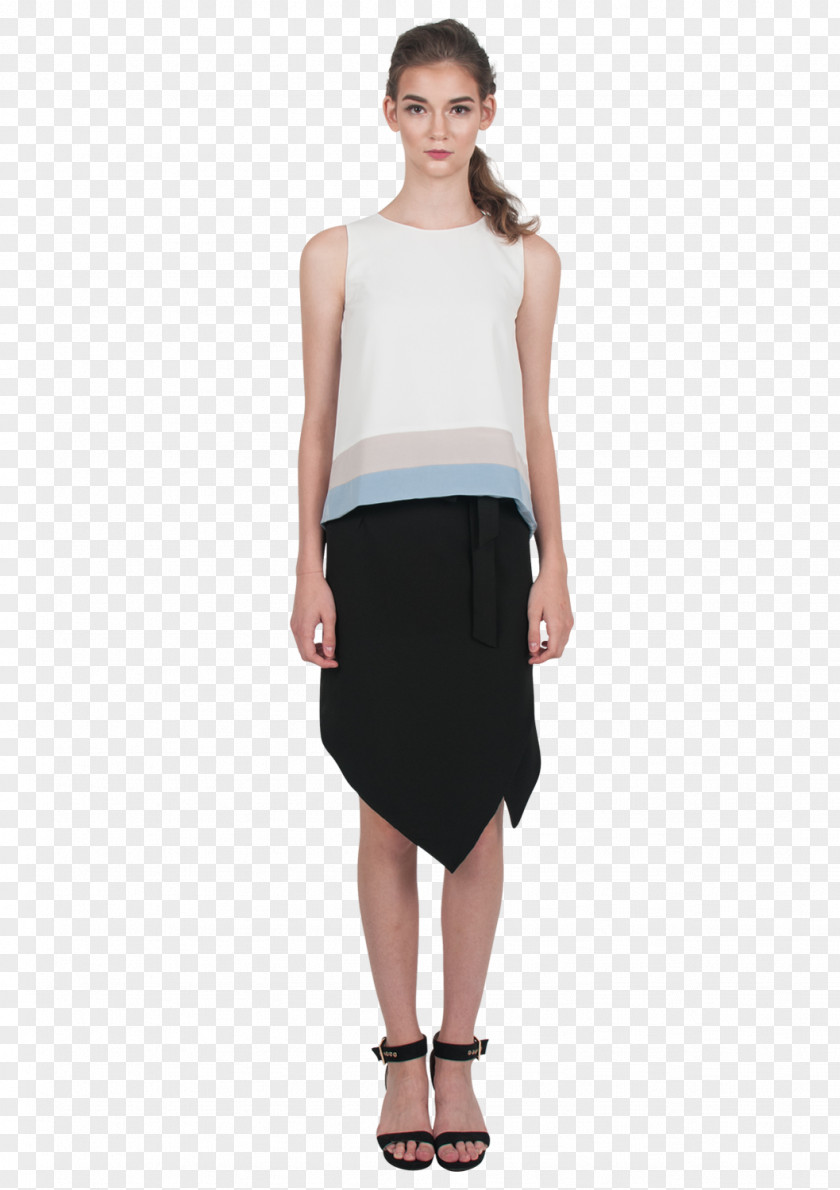 Dress Miniskirt Waist Pleat Cocktail PNG