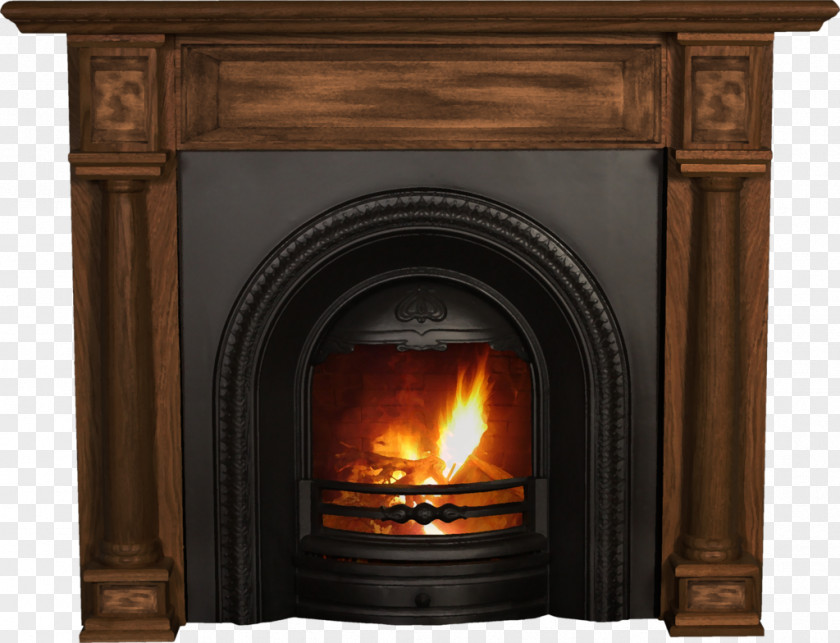 Fireplace Mantel Chimney Christmas Day Design PNG