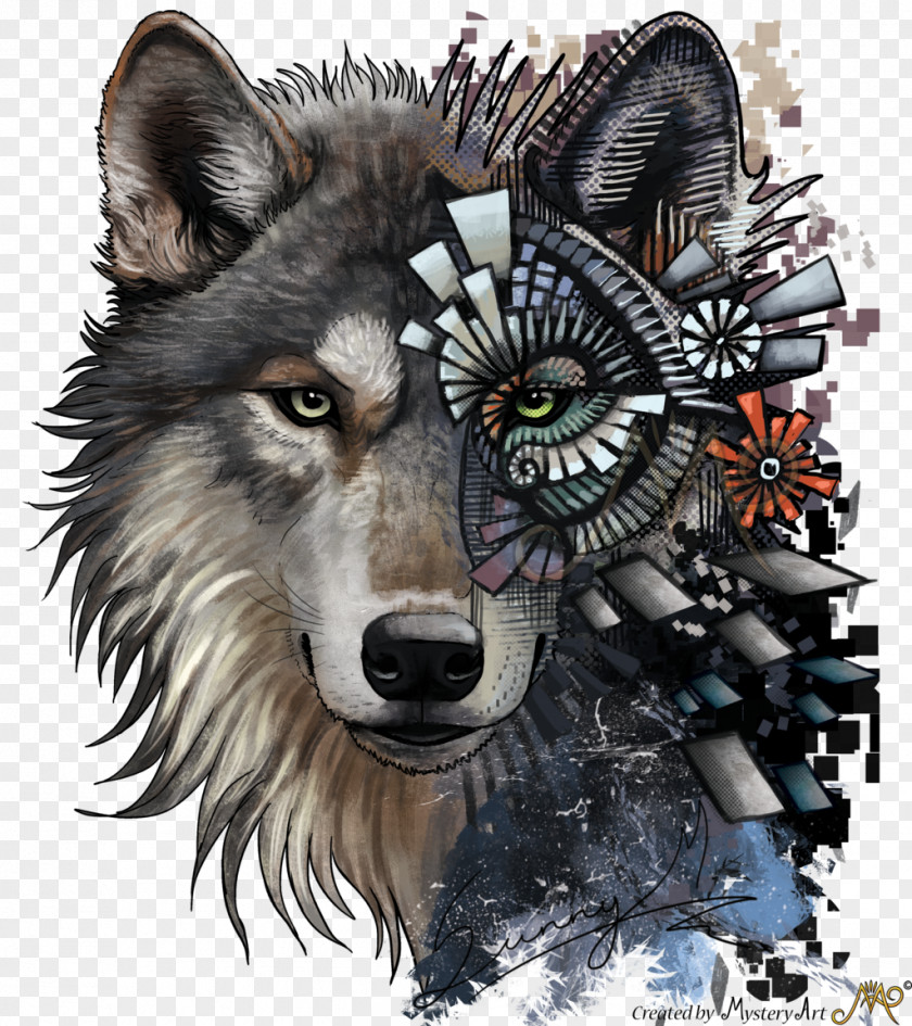 Painted Wolf Gray Moose DeviantArt Professional Mandolin PNG