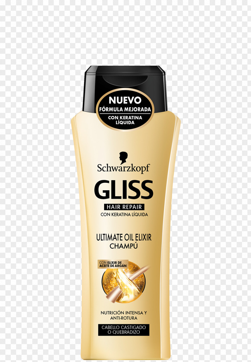Shampoo Schwarzkopf Gliss Ultimate Repair Hair Oil PNG