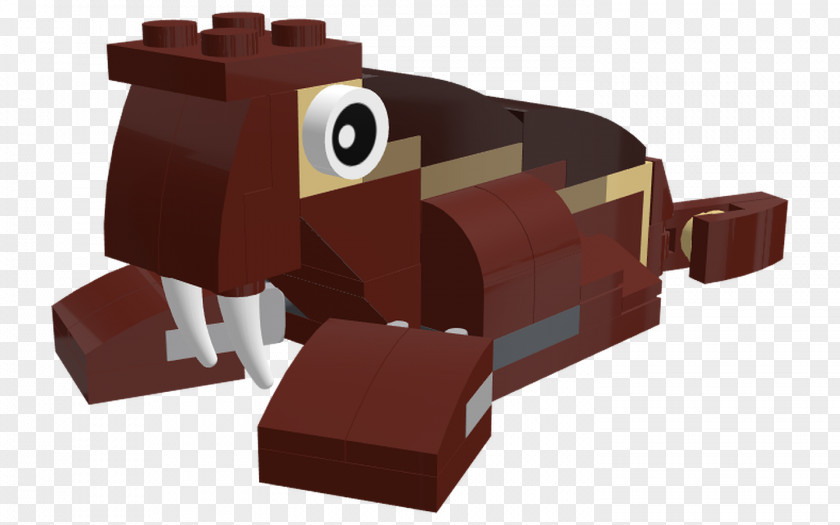 Walrus Toy Character PNG