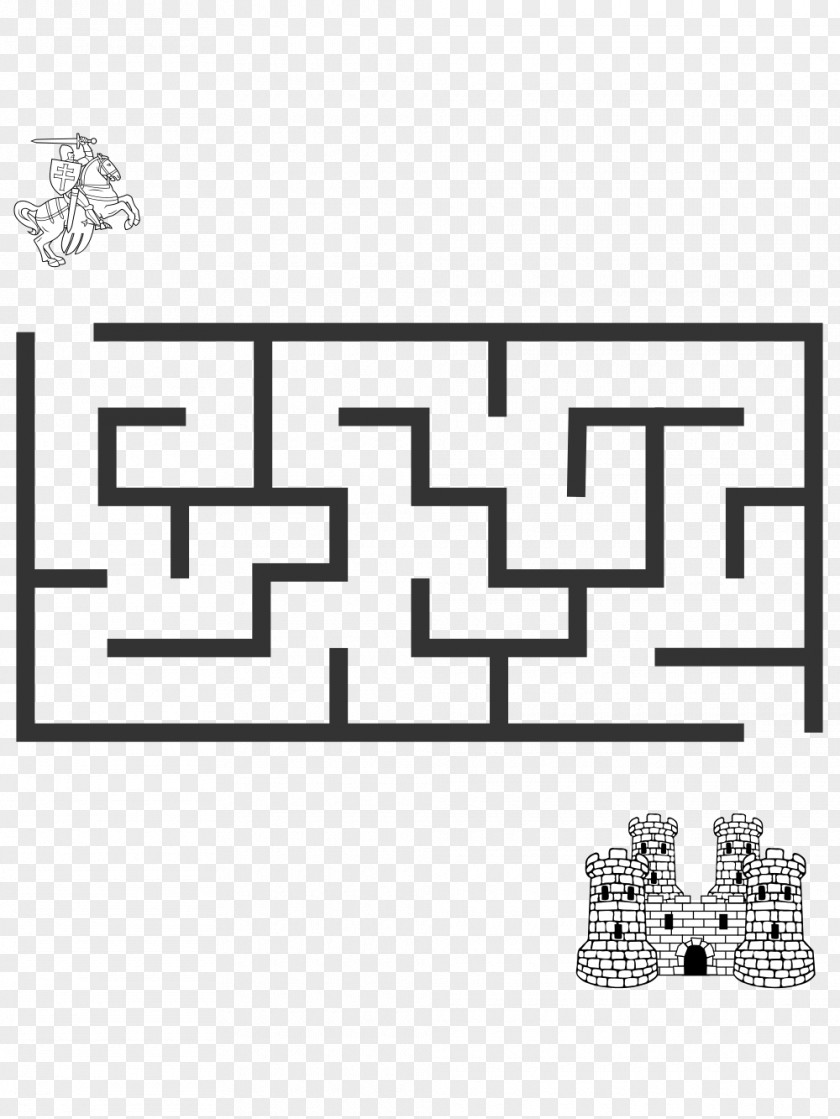 Labyrinth Maze Solving Algorithm Game Generation PNG