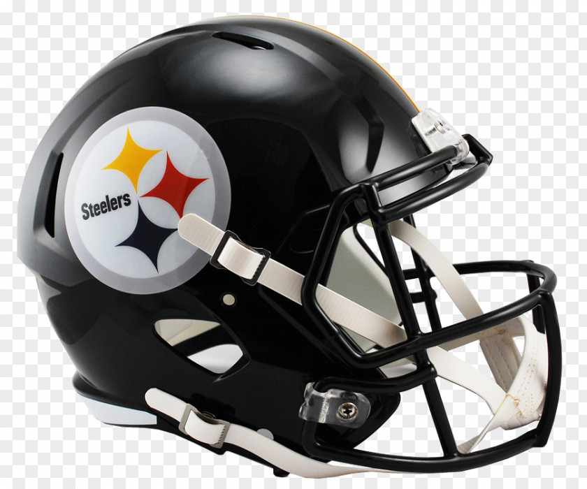 NFL Pittsburgh Steelers American Football Helmets Riddell PNG