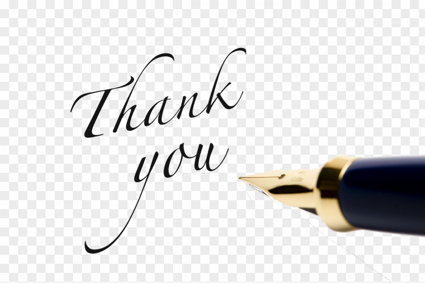 Thankyou Letter Of Thanks Word Writing Donation PNG