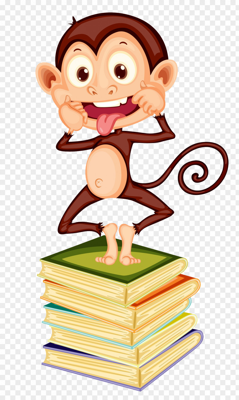 A Monkey With Tongue Three Wise Monkeys Ape Illustration PNG