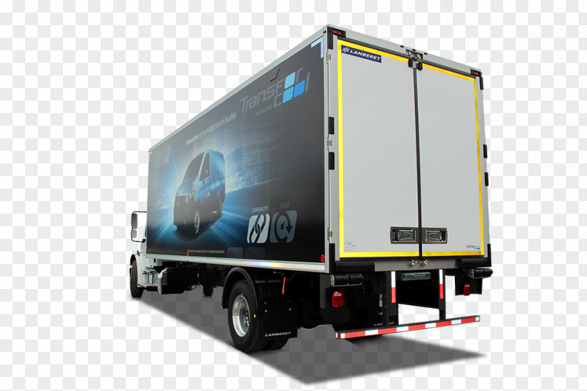Car Van Refrigerator Truck Refrigerated Container PNG