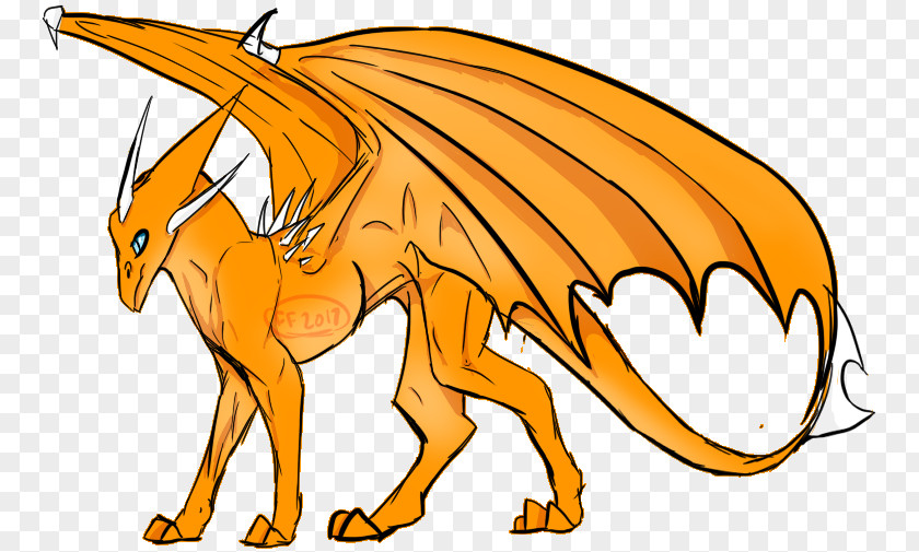 Dragon Hu Red Fox Line Art Cartoon Clip PNG