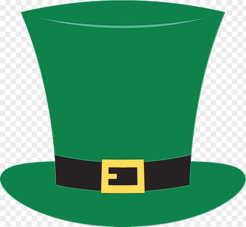 Green Costume Hat Drinkware Cylinder Cup PNG