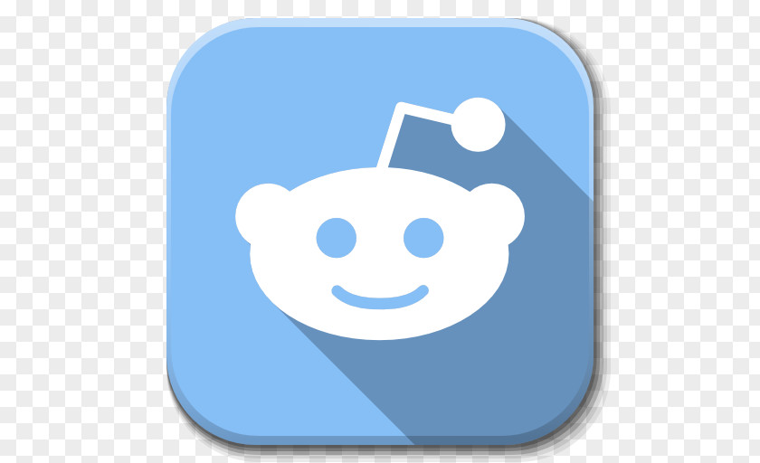 Apps Reddit Blue Area Smiley Sky PNG