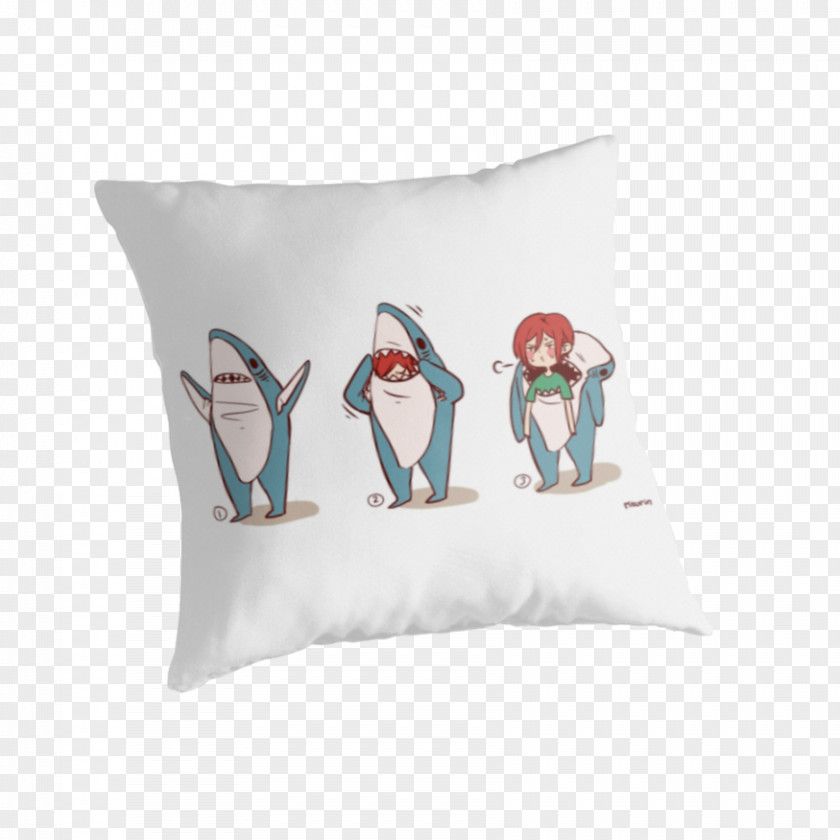 BABY SHARK Throw Pillows Cosmetics Cushion Eyelash PNG