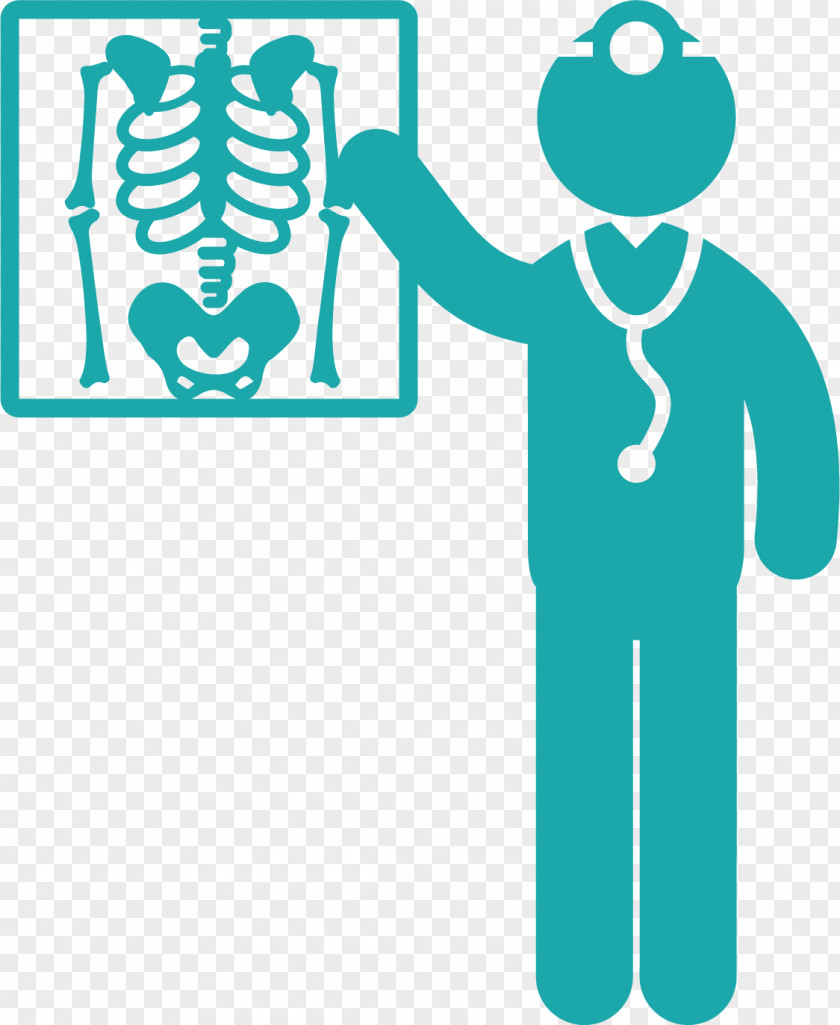 Doctor CT Silhouette Cartoon X-ray Computed Tomography Health Care Icon PNG