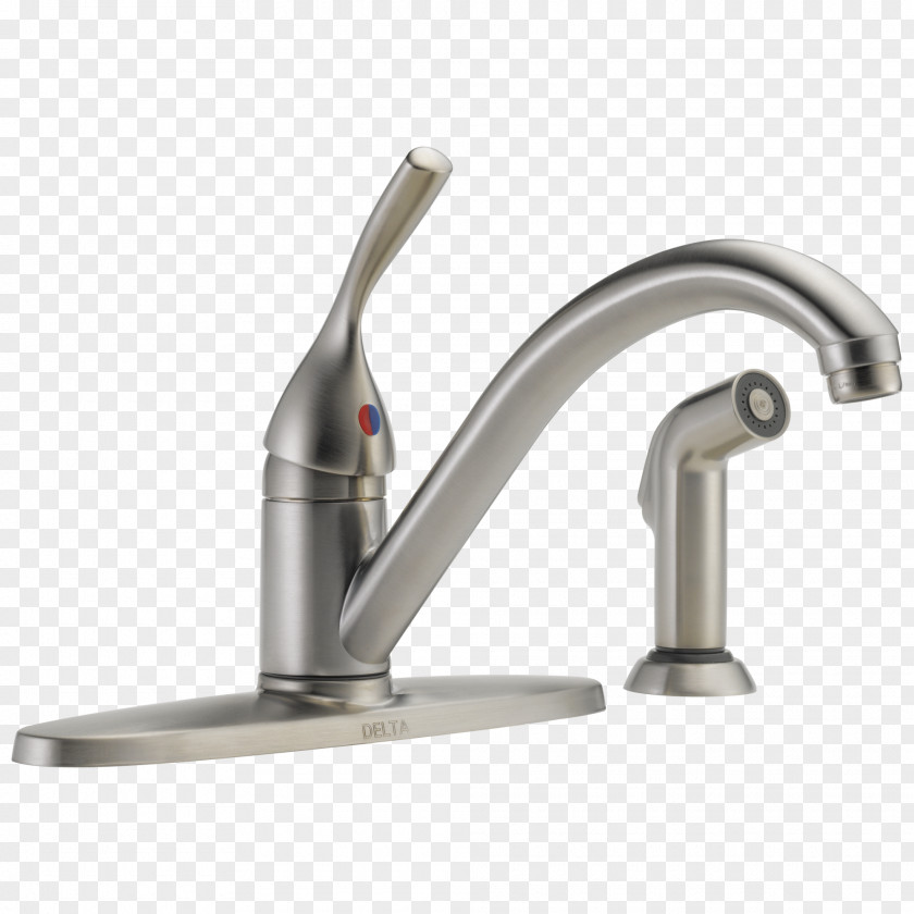 Faucet Tap Stainless Steel Delta Air Lines Kitchen Sink Bathroom PNG