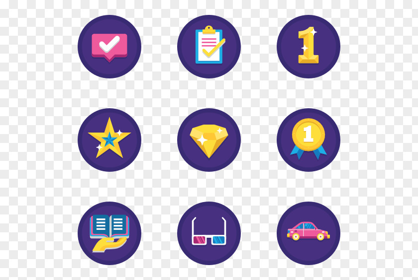 Gamification Flat Design Clip Art PNG