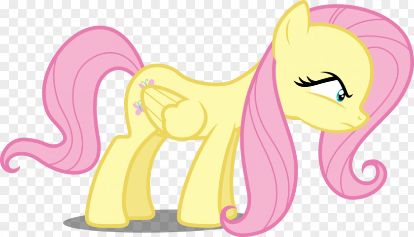 Scary Fluttershy Pony Sticker Texture Mapping Clip Art PNG