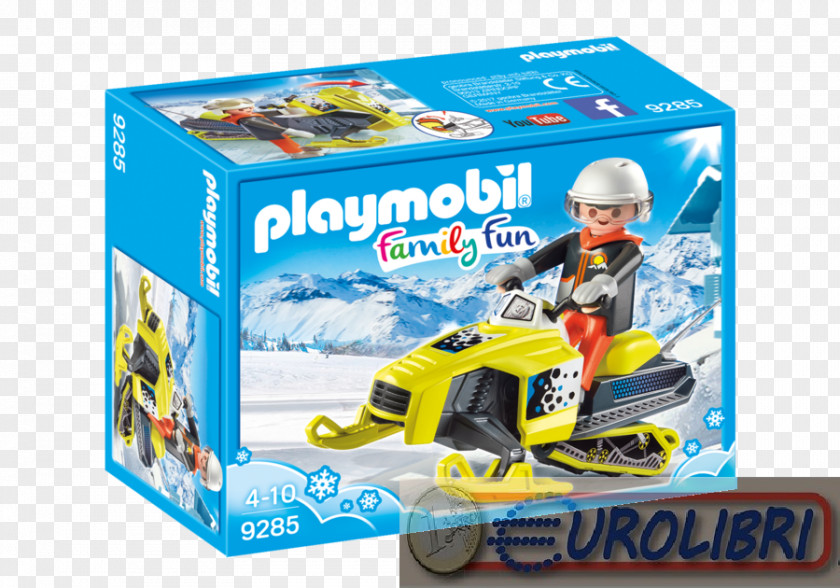 Toy Playmobil Snowmobile Building Toys Action & Figures PNG