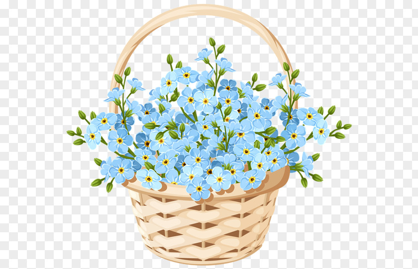 Bascket Basket Flower Clip Art PNG