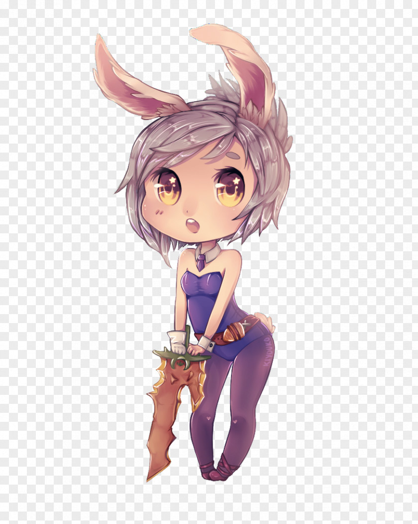 Cute Rabbit Riven League Of Legends Drawing Video Game DeviantArt PNG