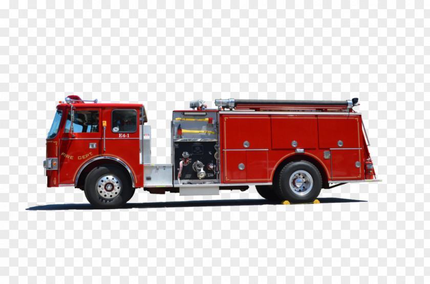 Fire Truck Car Engine Department Vehicle PNG