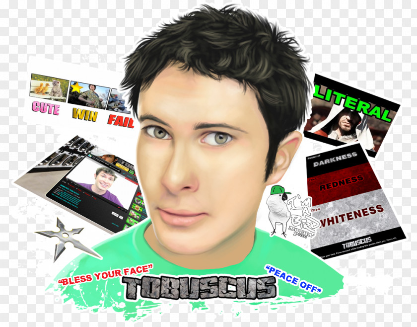 Toby Turner Hair Coloring Chin Brand PNG