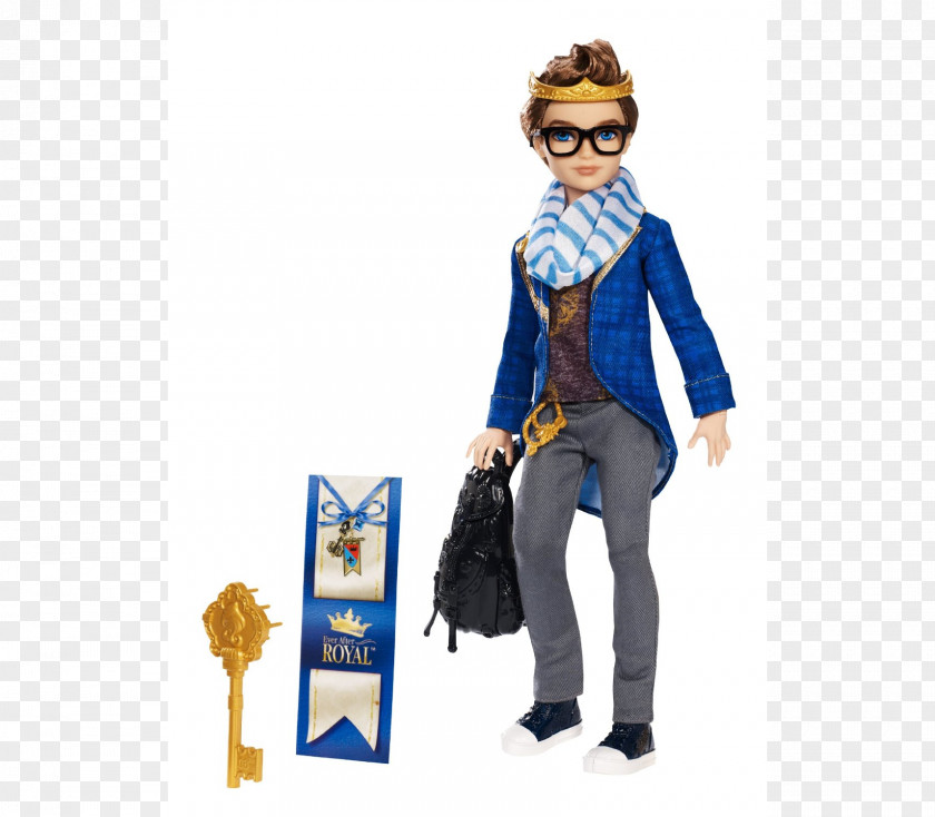 Doll Prince Charming Ever After High Fashion Dragon Games: The Junior Novel Based On Movie PNG