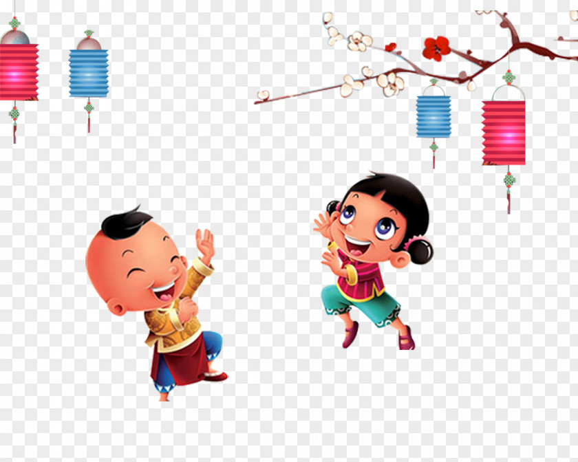 Free Children Frolic Fuwa Pull Material Animation Cartoon PNG