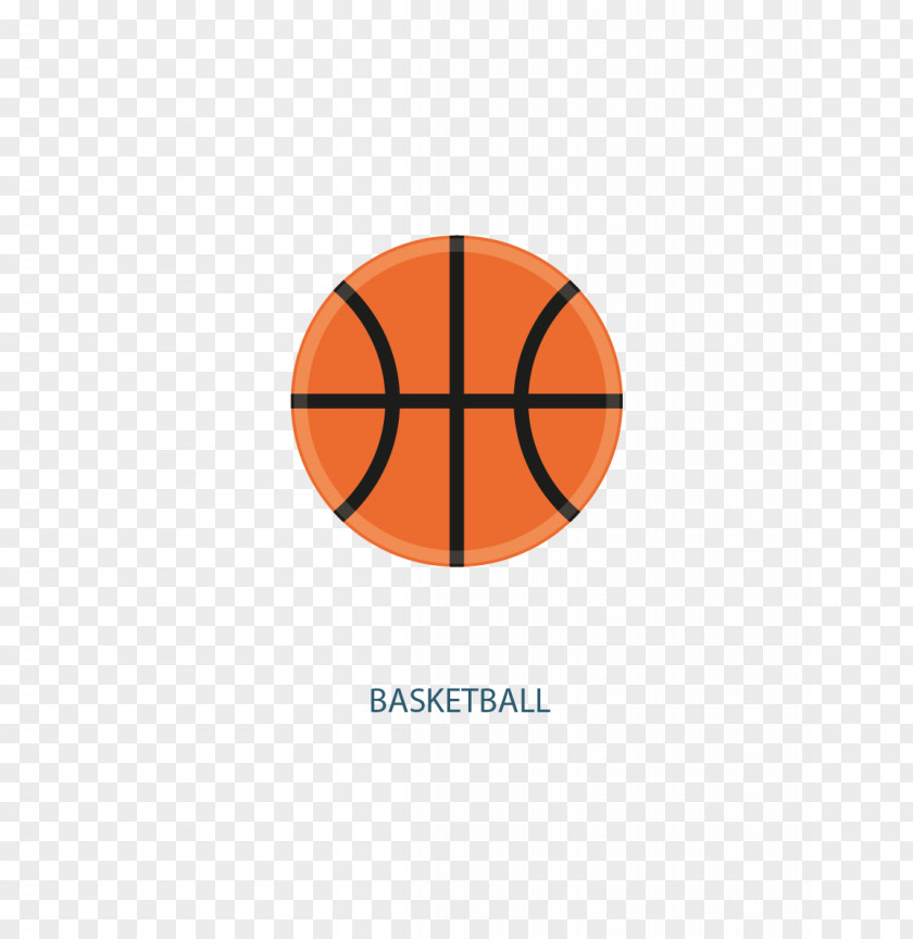 Basketball Sports Equipment Flat Design PNG