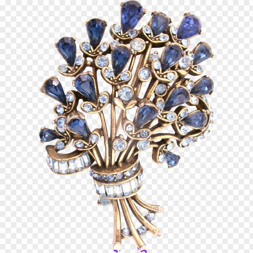 Brooch Jewellery Clothing Accessories Gemstone Cobalt Blue PNG