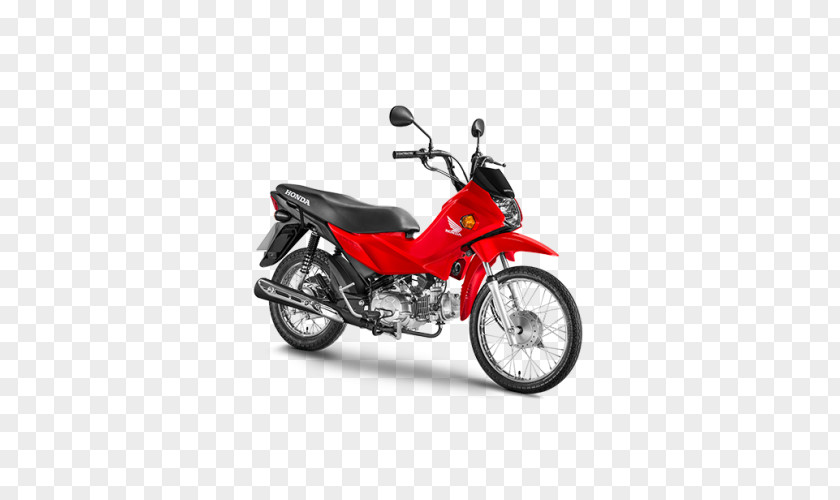 Honda POP 100 Motorcycle Red 0 PNG