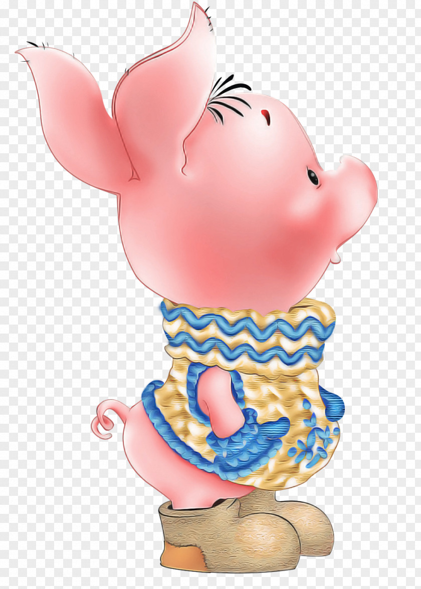Pink Animal Figure Figurine Toy PNG