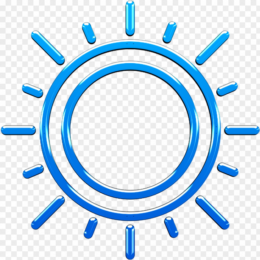 Sunny Icon Sun Weather Set PNG