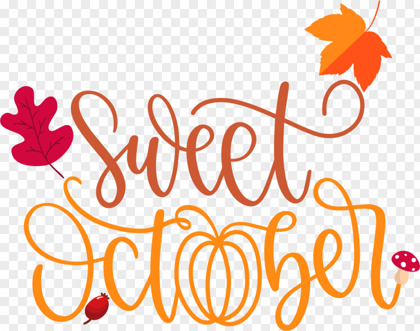 Sweet October October Autumn PNG