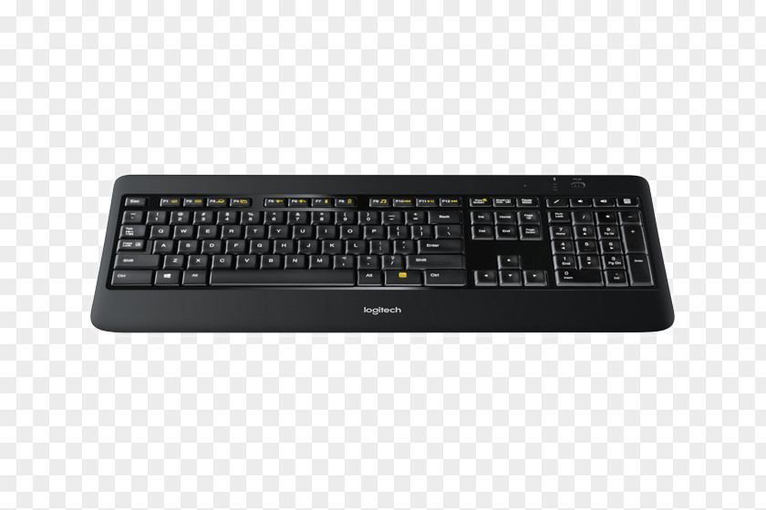 Backlight Computer Keyboard Mouse Wireless Logitech Unifying Receiver PNG
