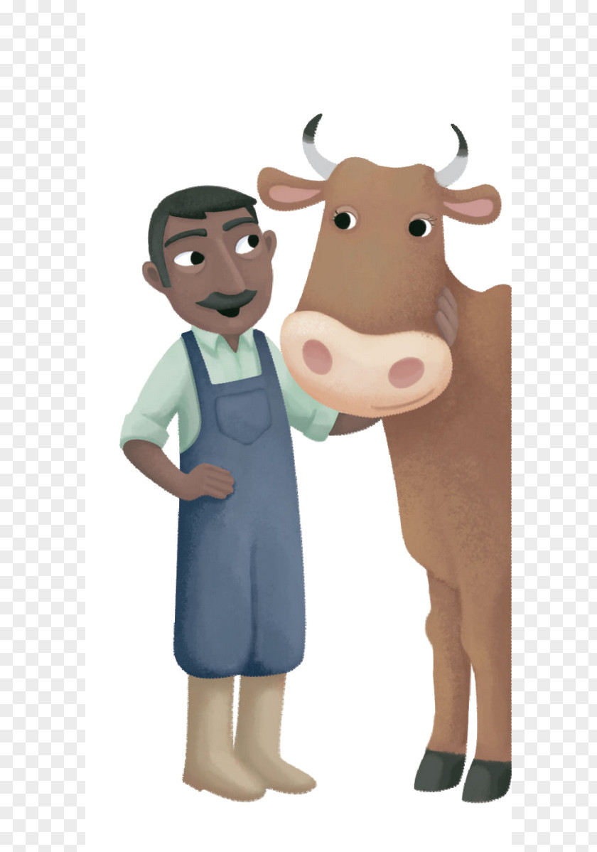 Cattle Illustration Cartoon Human Behavior PNG