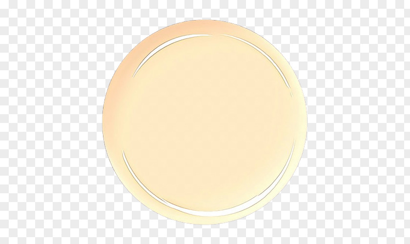 Plate Dishware Yellow Beige Circle PNG