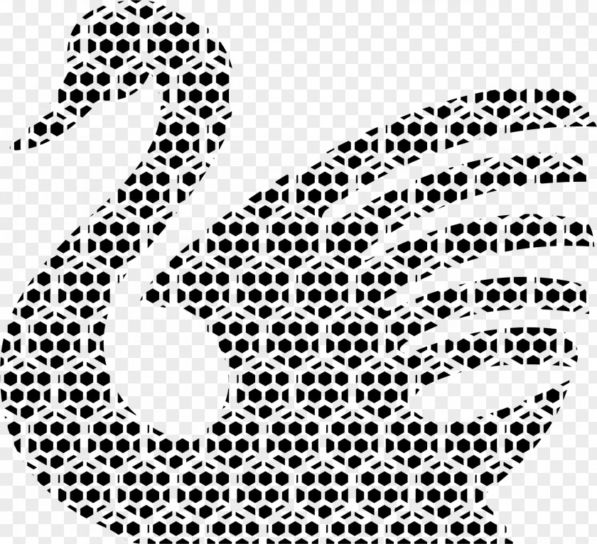 Swan Honeycomb Clip Art PNG