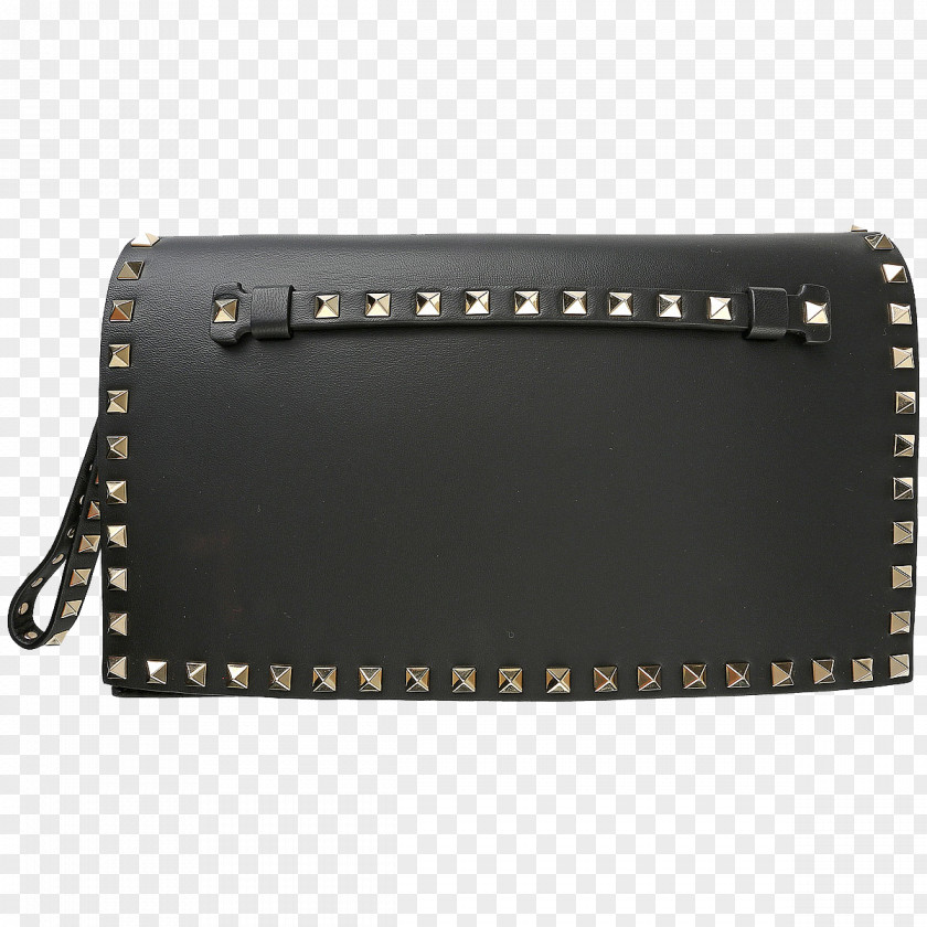 Women's Black Wallet Valentino SpA Fashion Uc138ub85c Rivet PNG