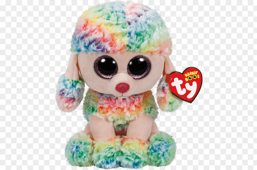 Height 23 Cm , Jungly World, Unisex Stuffed Animals & Cuddly Toys Ty Beanie Boo Med Owen The Owl, BabiesRainbow Poodle Inc. World Rainbow Soft Toy Multi Color PNG