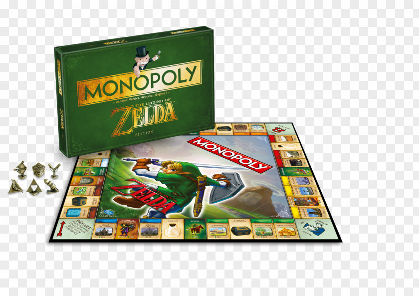 Monopoly The Legend Of Zelda: Collector's Edition Link Board Game PNG