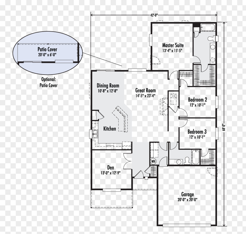 Street Plan Floor House Custom Home Design PNG