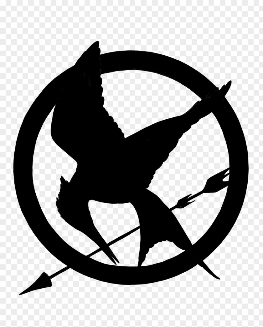 Symbol Blackandwhite Mockingjay Logo PNG