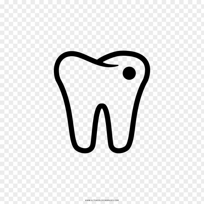 Tooth Coloring Book Drawing Ausmalbild PNG