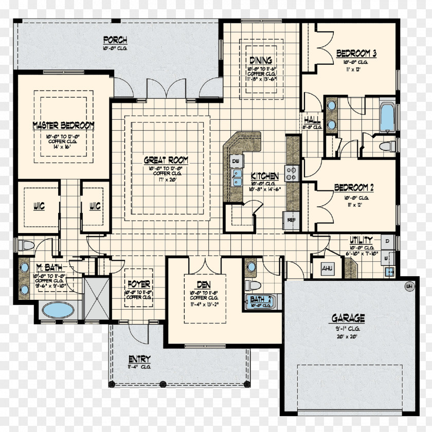 Design Floor Plan House PNG