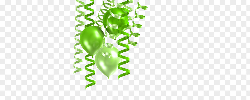 Green Ribbon And Balloons PNG ribbon and green balloons clipart PNG