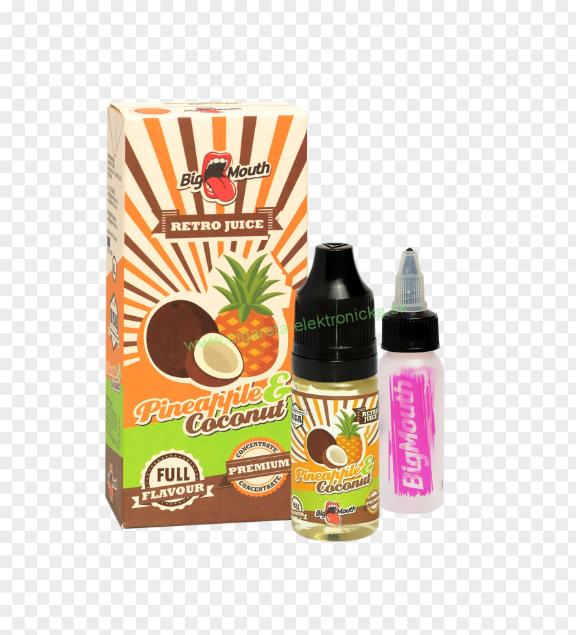 Pineapple Coco Flavor Juice Taste Mouth Electronic Cigarette Aerosol And Liquid PNG