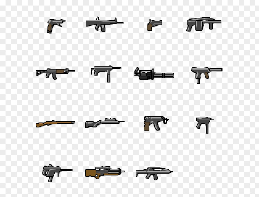 Pixel Gun RimWorld Firearm Weapon AK-47 PNG