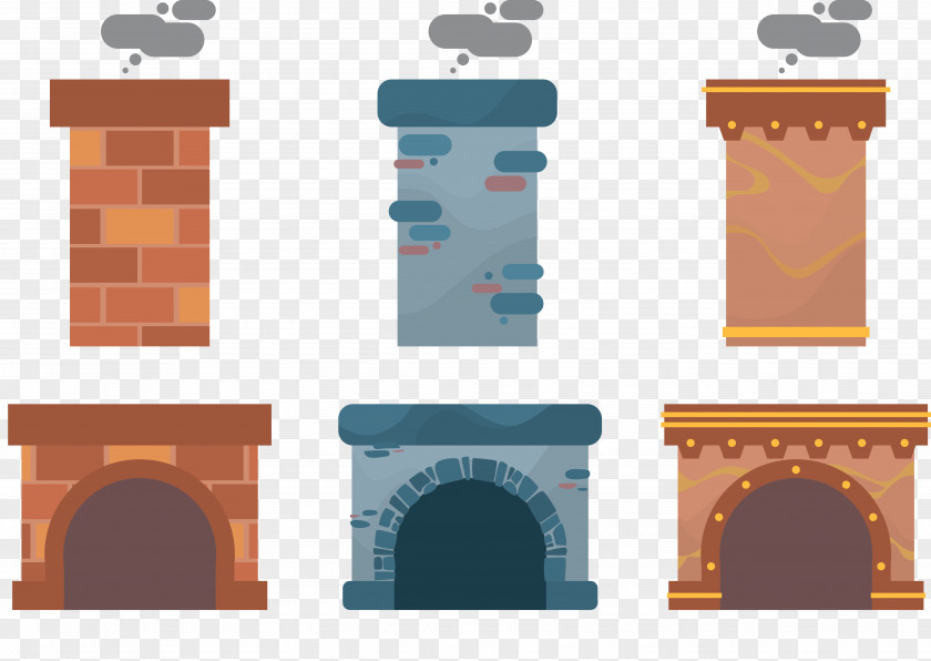 Stove Dust Vector Furnace Chimney Fireplace PNG