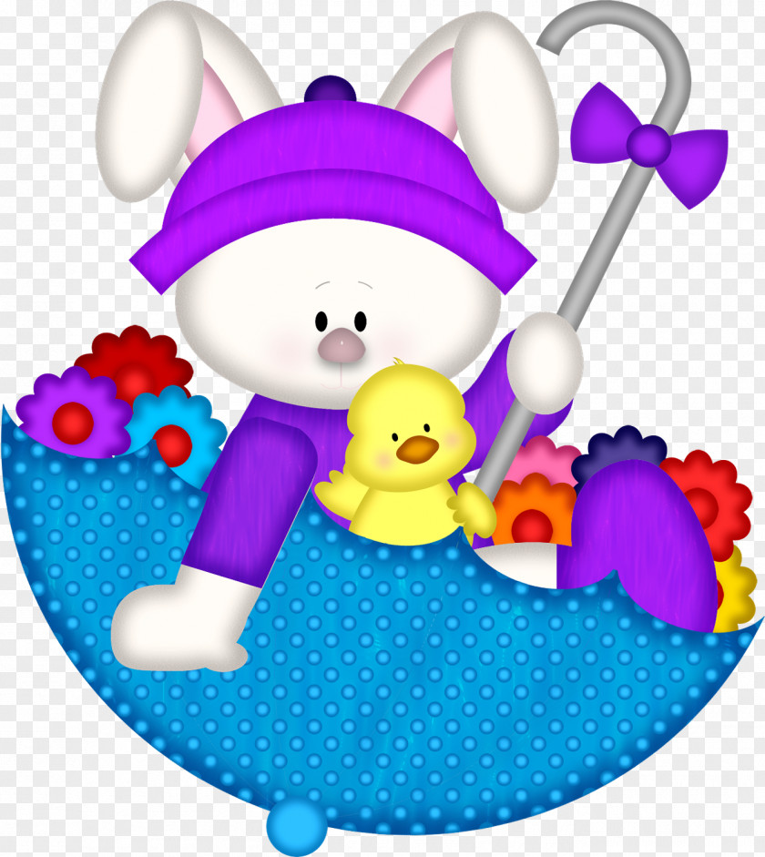 Cartoon Bunny And Chick Drawing Illustration PNG