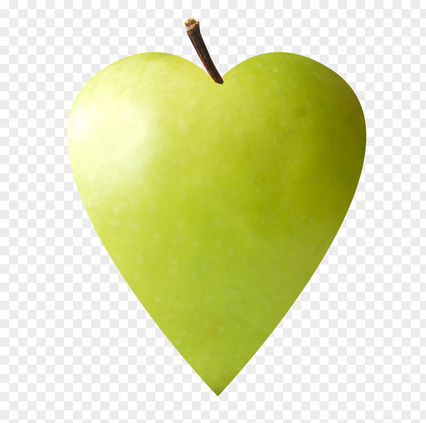 Granny Smith Green Heart PNG