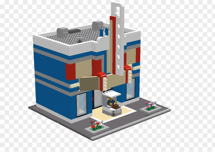 Movie Theatre Lego Digital Designer Cinema City Building PNG